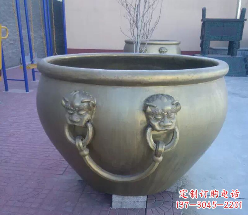 合肥铜雕水缸