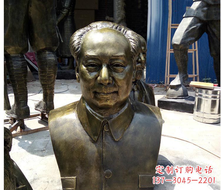 合肥铜雕伟人毛主席胸像