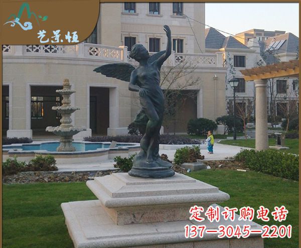 合肥铜雕西方天使人物雕塑1