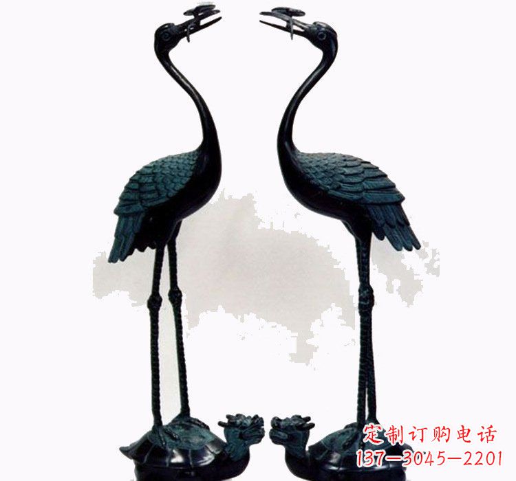 合肥铜雕仙鹤和龙龟