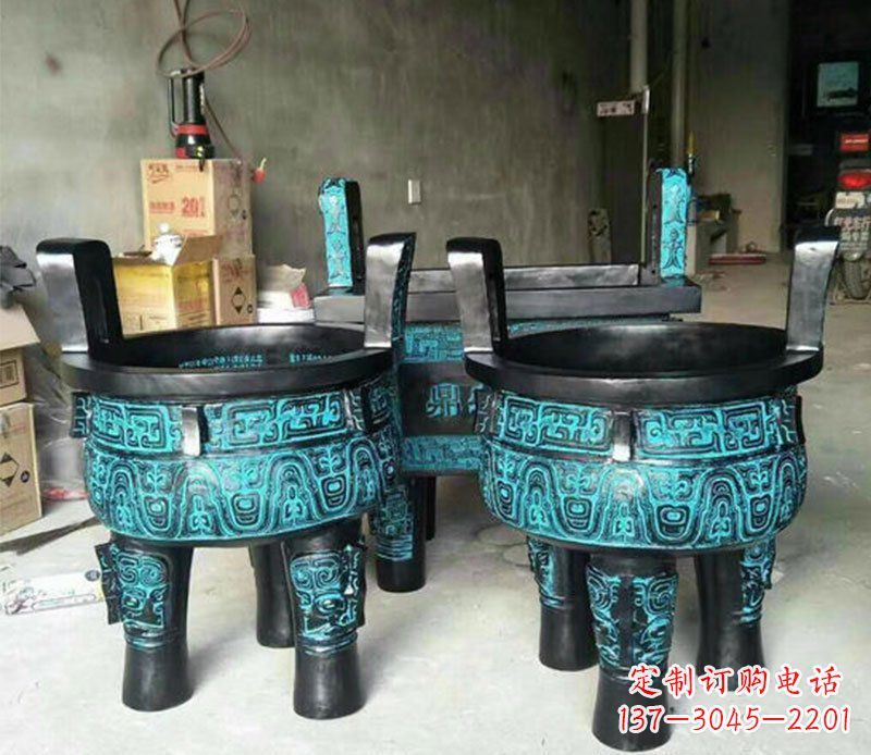 合肥铜雕香炉寺庙香炉雕塑
