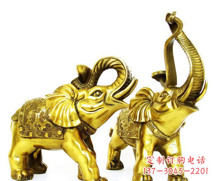合肥铜雕小象公园动物雕塑