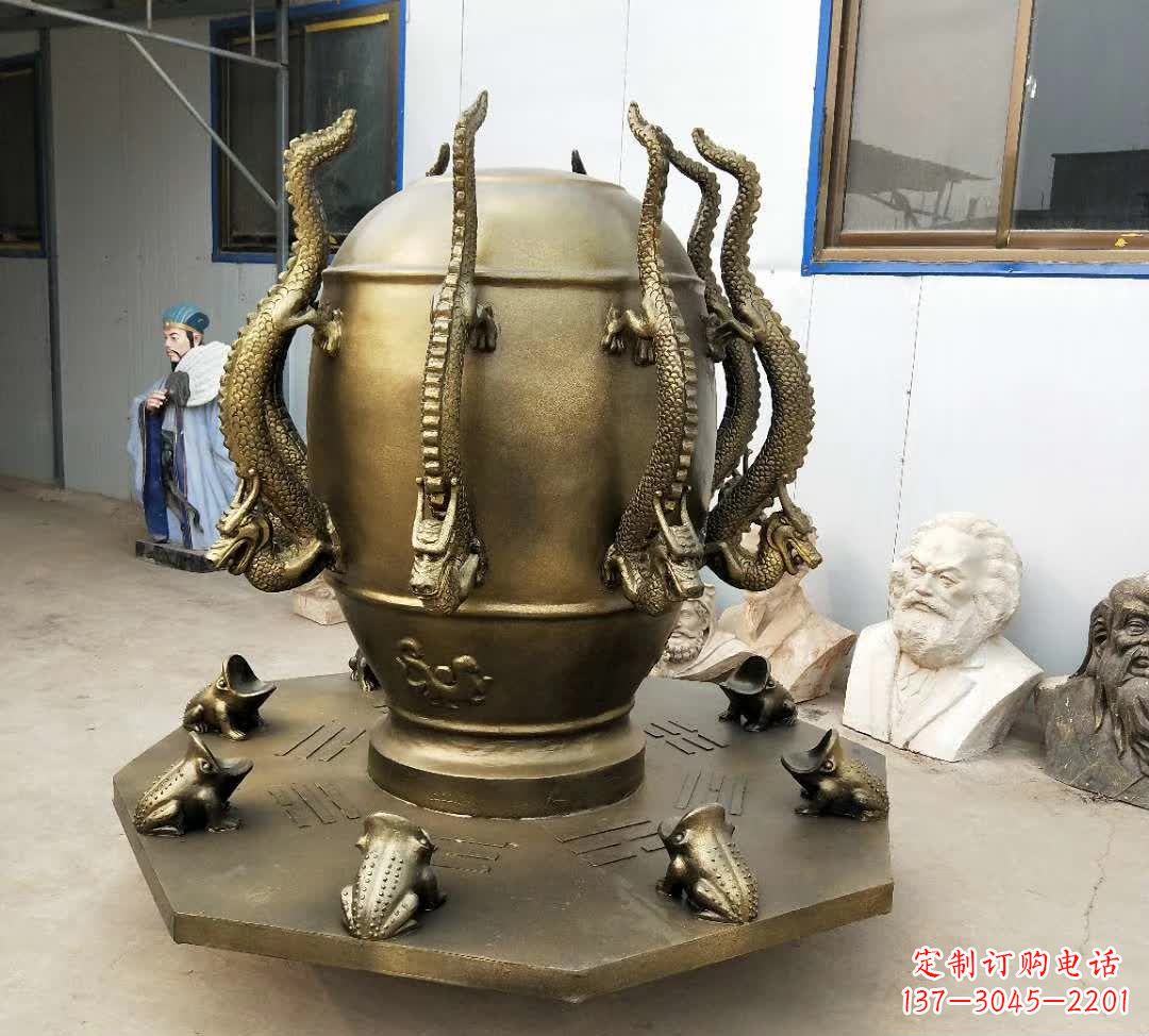 合肥铜雕校园景观地动仪