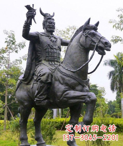 合肥铜雕炎帝骑马