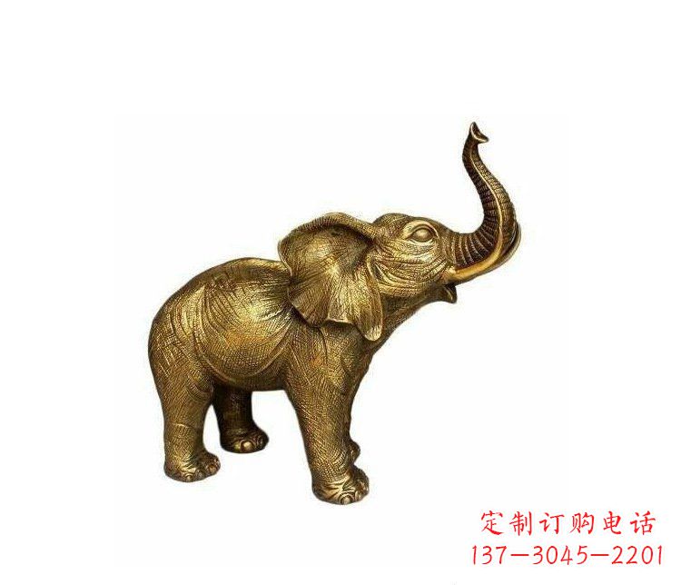合肥铜雕园林动物小象雕塑