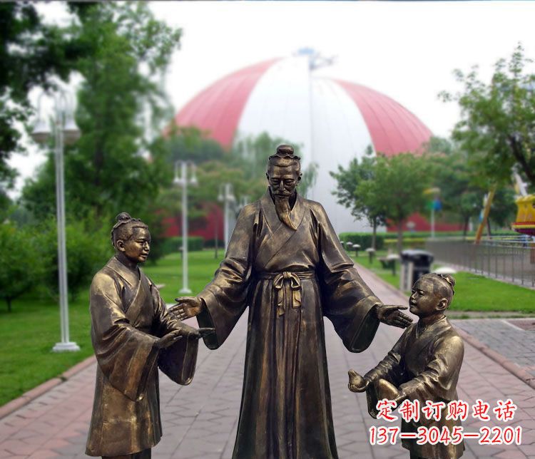 合肥铜雕园林孔融让梨