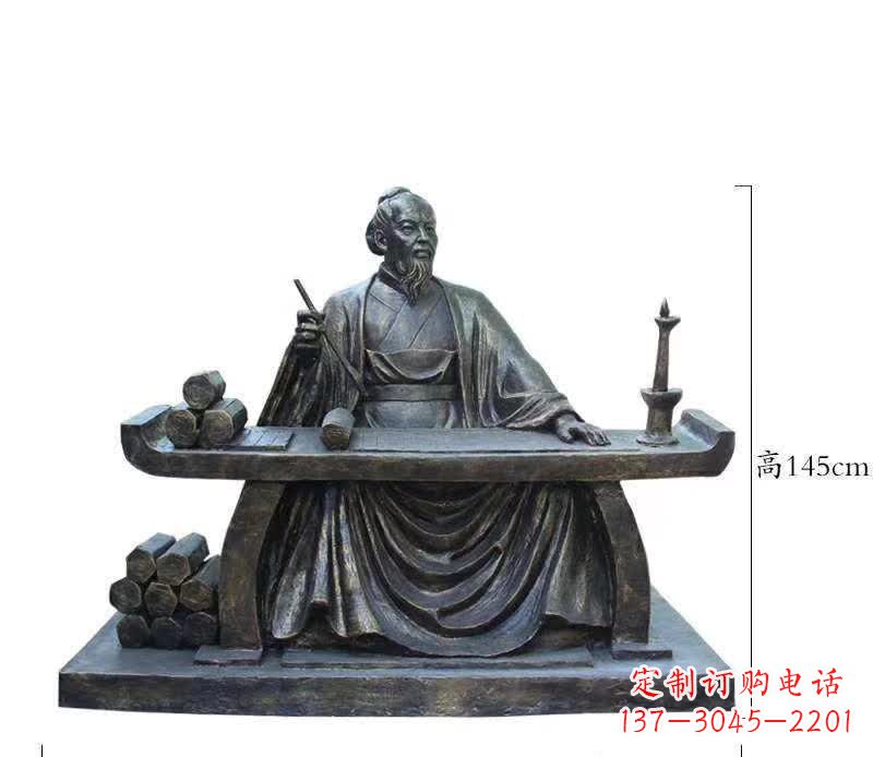 合肥铜雕张仲景人物