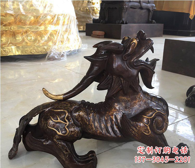 合肥铜雕招财辟邪貔貅雕塑摆件