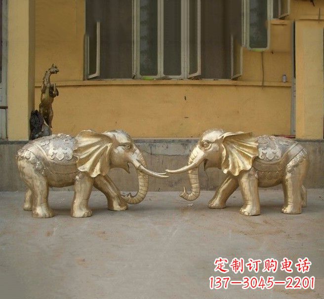 合肥铜雕招财小象