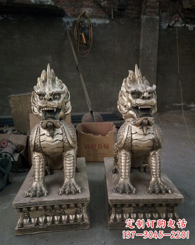合肥铜雕镇宅麒麟