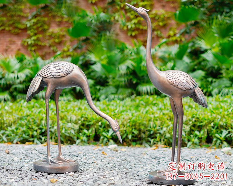 合肥推荐仿真仙鹤动物雕塑