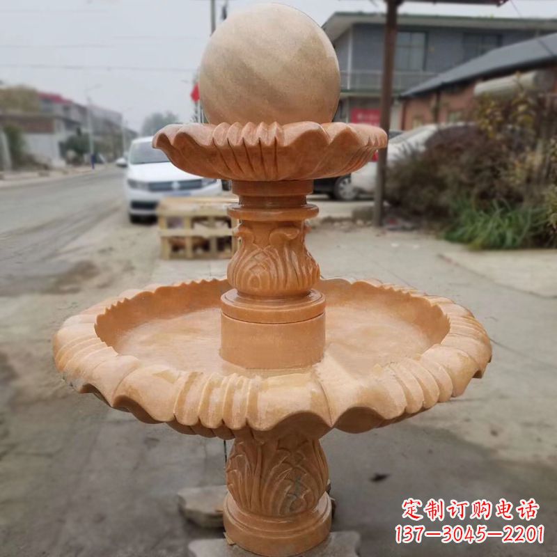 合肥晚霞红风水球