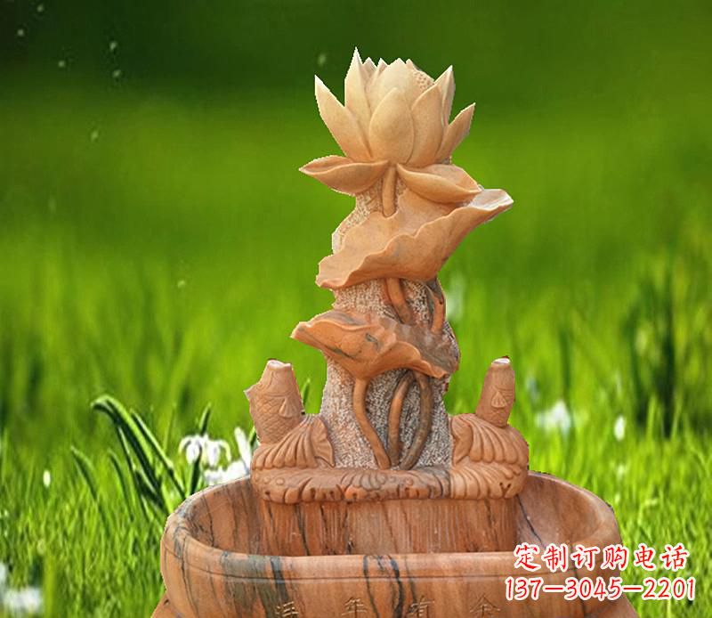合肥晚霞红景观荷花水池