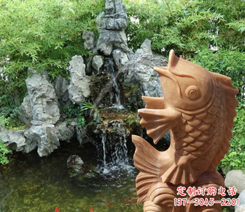 合肥晚霞红鲤鱼喷泉