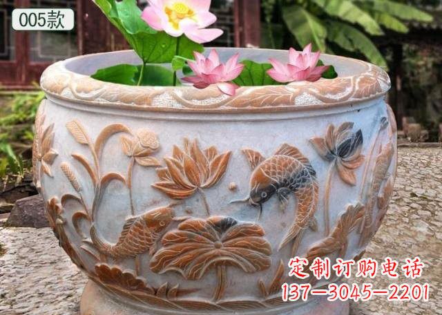 合肥晚霞红水缸鱼缸雕塑