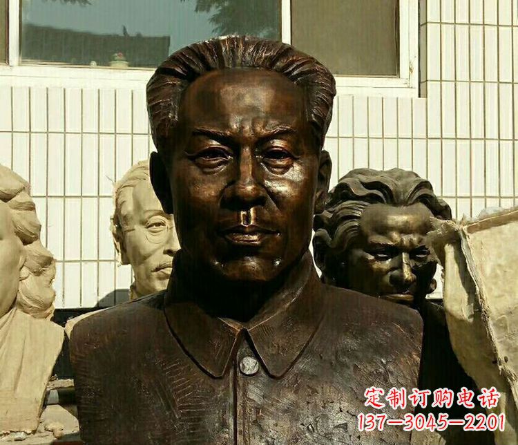 合肥伟人刘少奇胸像铜雕