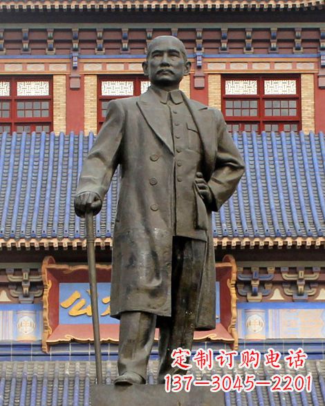合肥伟人孙中山先生铜雕像