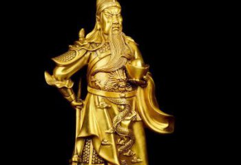 合肥关公铜雕，传承古典传统