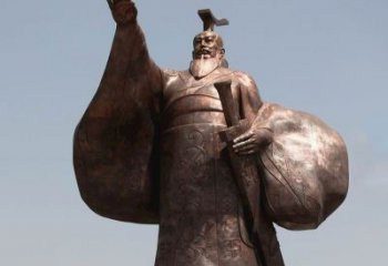 合肥秦始皇铜雕精美塑像，让历史回溯至您身边