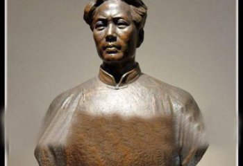 合肥青年毛主席胸像铜雕：一份永恒的礼物