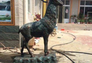 合肥艺术与自然的结合——青铜羊公园动物雕塑