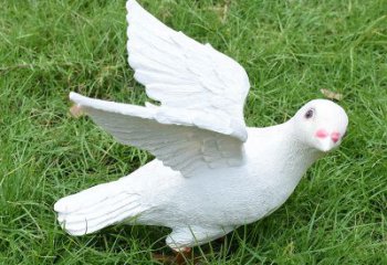 合肥象征和平的少女和平鸽雕塑