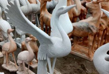 合肥丹顶鹤雕塑，令您汲取自然之美