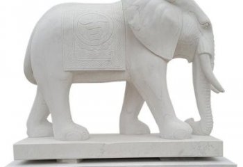 合肥石雕公园立式大象雕塑