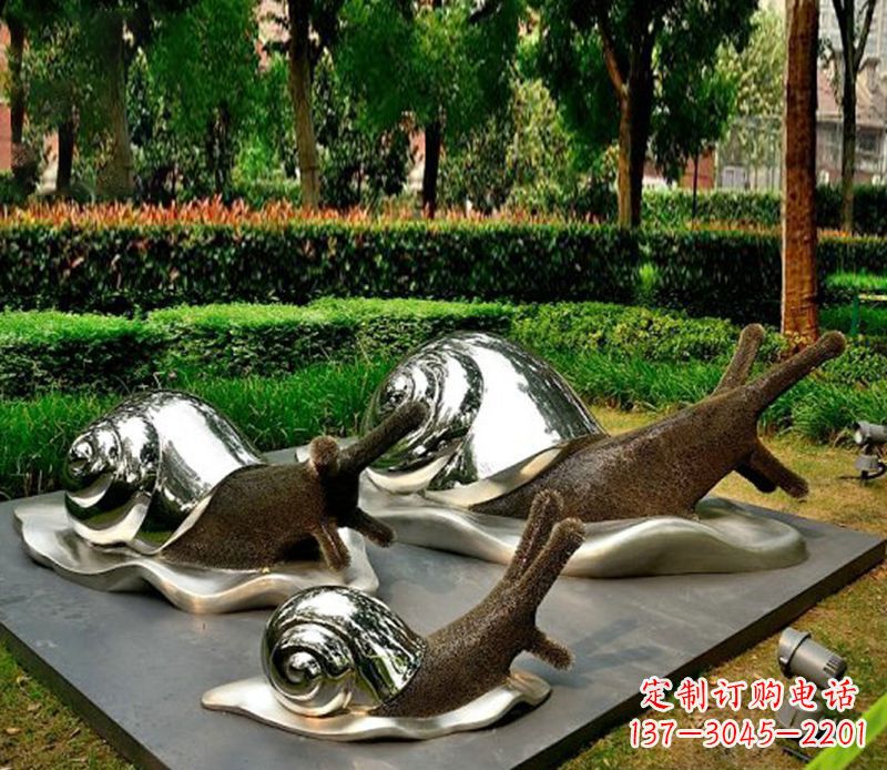 合肥蜗牛雕塑不锈钢