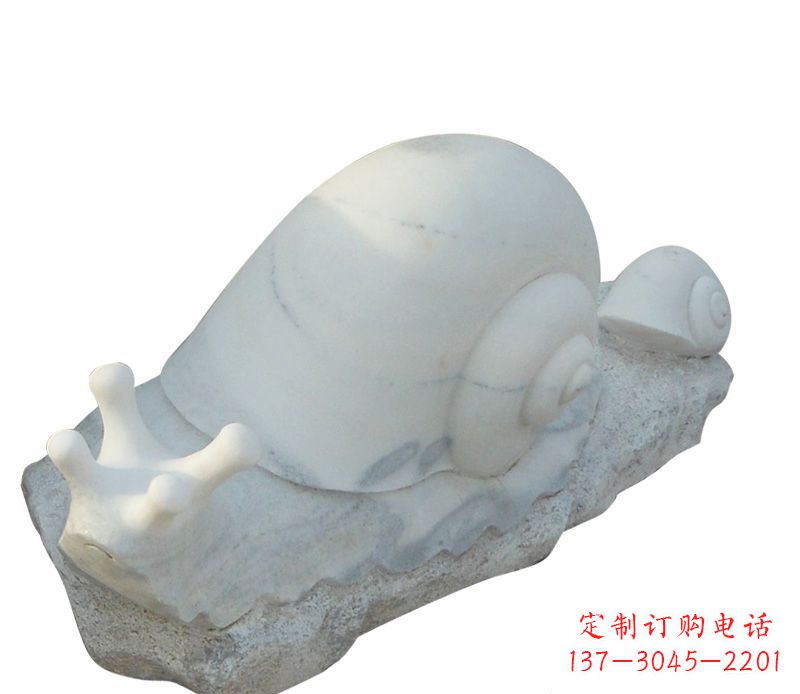 合肥蜗牛石雕公园动物摆件