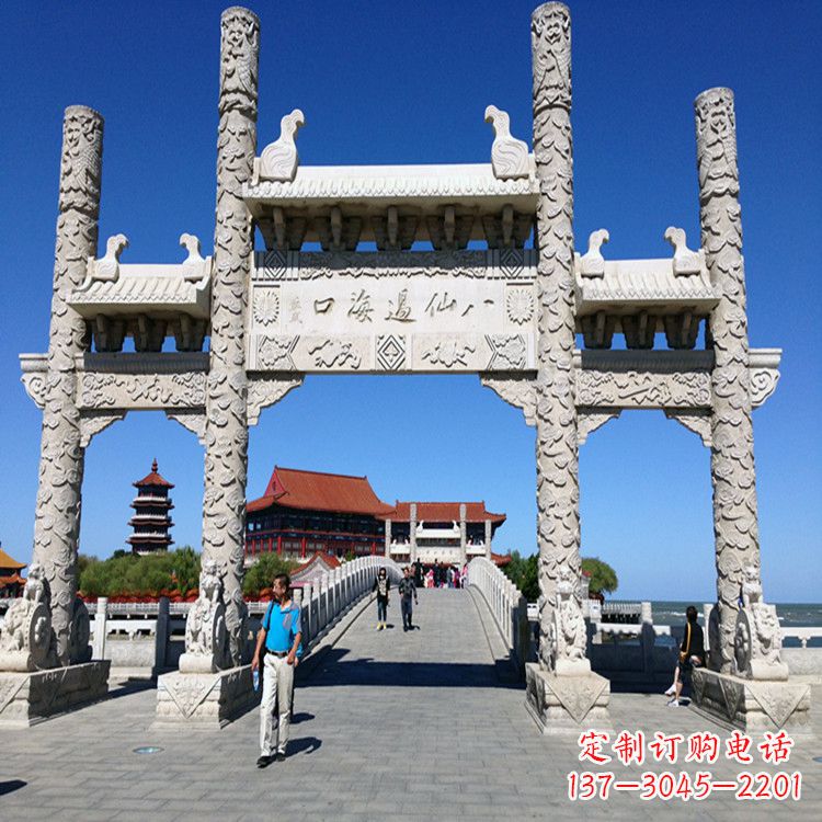合肥无楼三门石牌坊