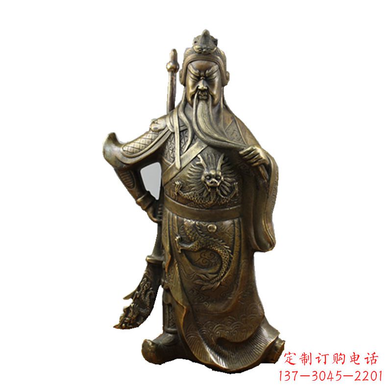 合肥武财神关公风水铜雕