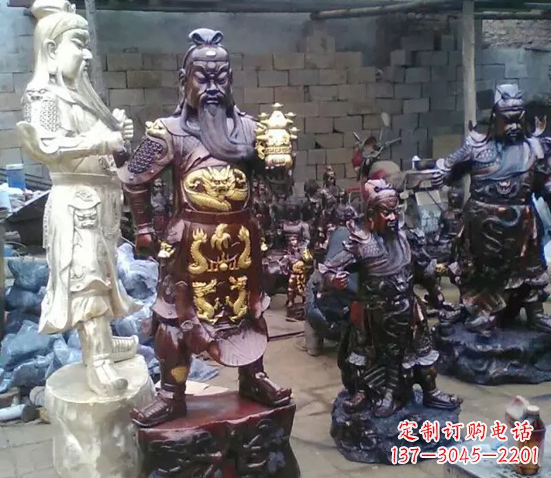 合肥武财神提刀关公铜雕