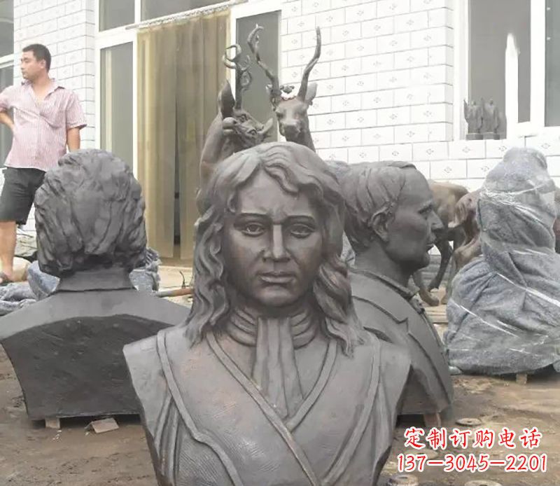 合肥西方名人胸雕铜雕
