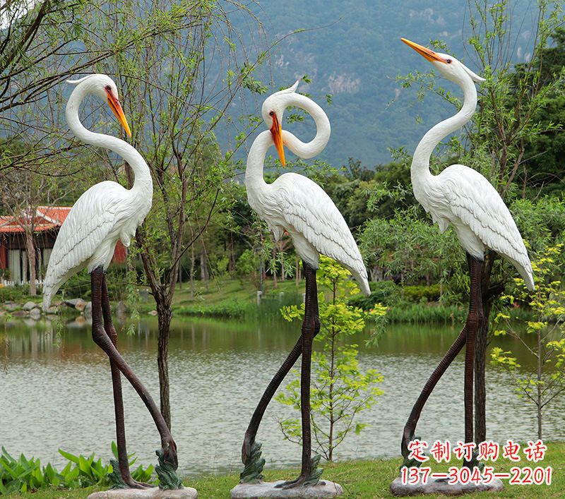 合肥仙鹤的雕塑