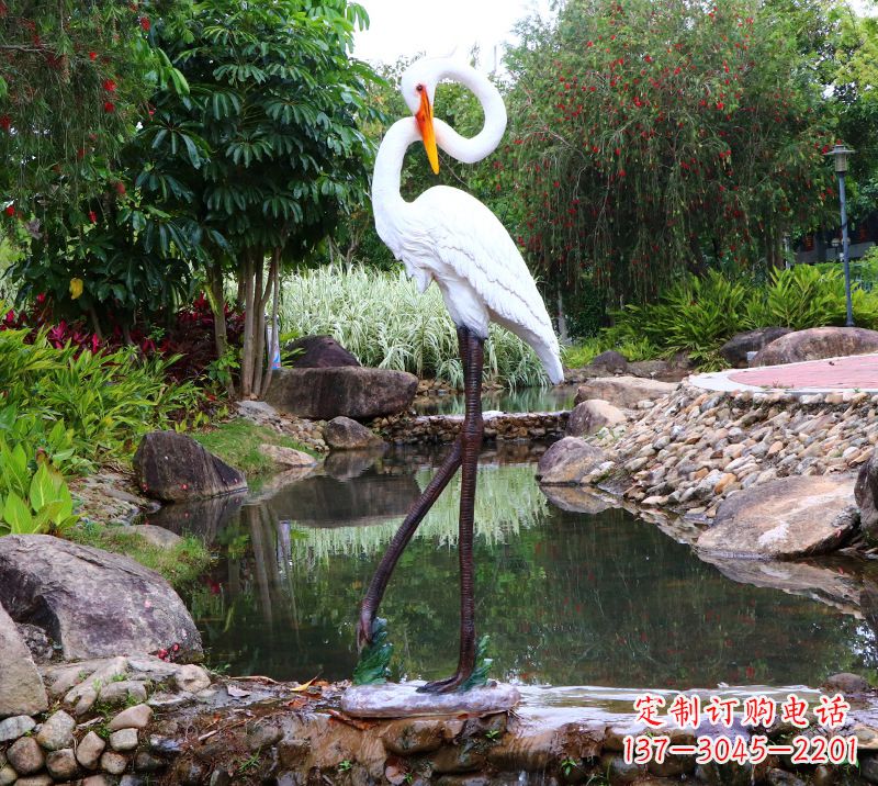 合肥仙鹤雕塑摆件
