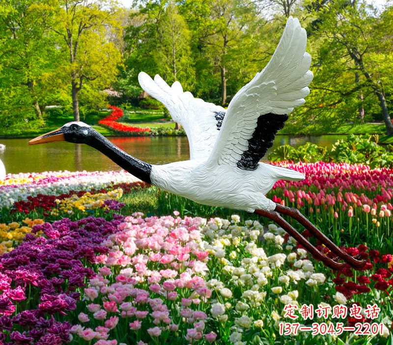 合肥仙鹤雕塑灯