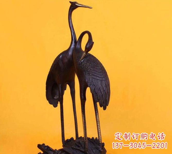合肥仙鹤雕塑铜