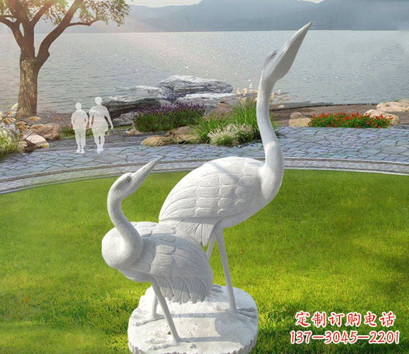 合肥仙鹤石雕公园动物雕塑