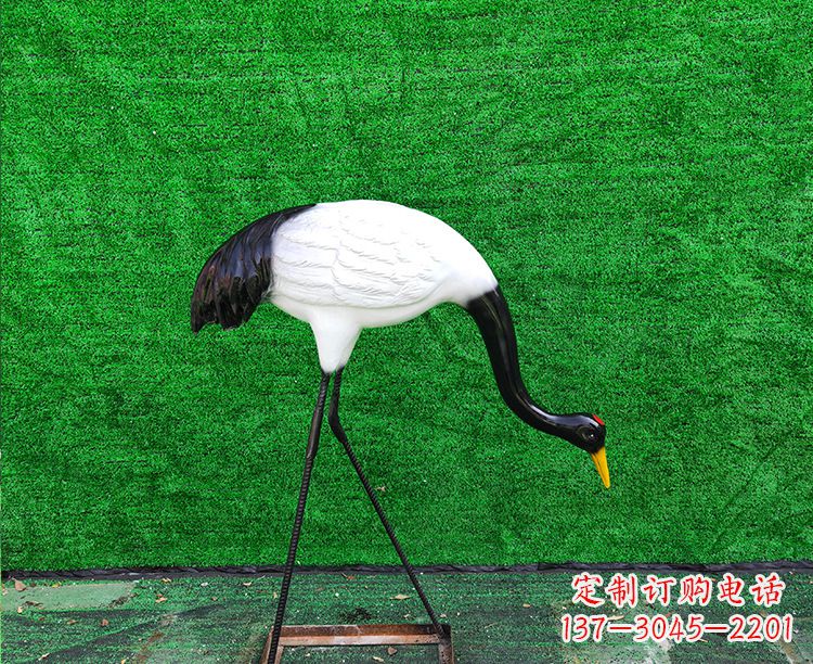 合肥仙鹤头雕塑