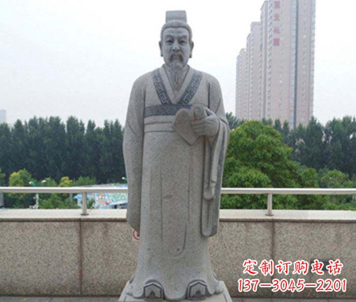 合肥先秦法家代表人物商鞅石雕