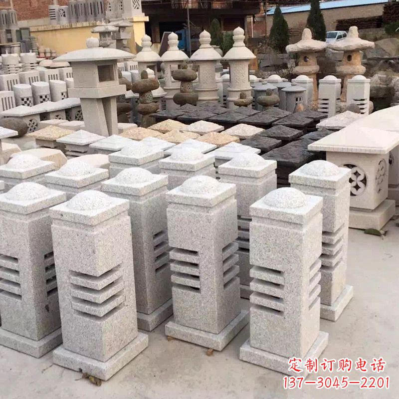 合肥现代简约石雕灯笼