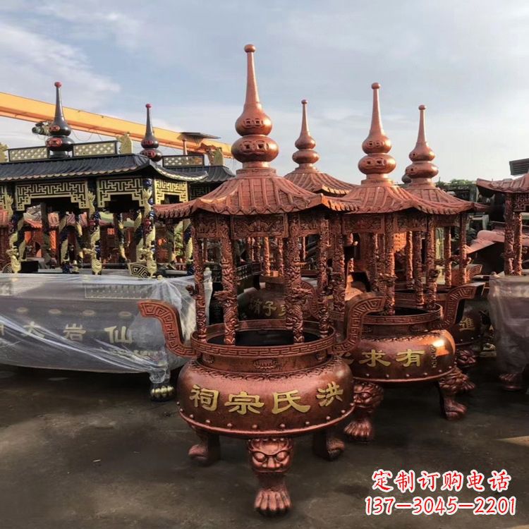 合肥香炉铜雕