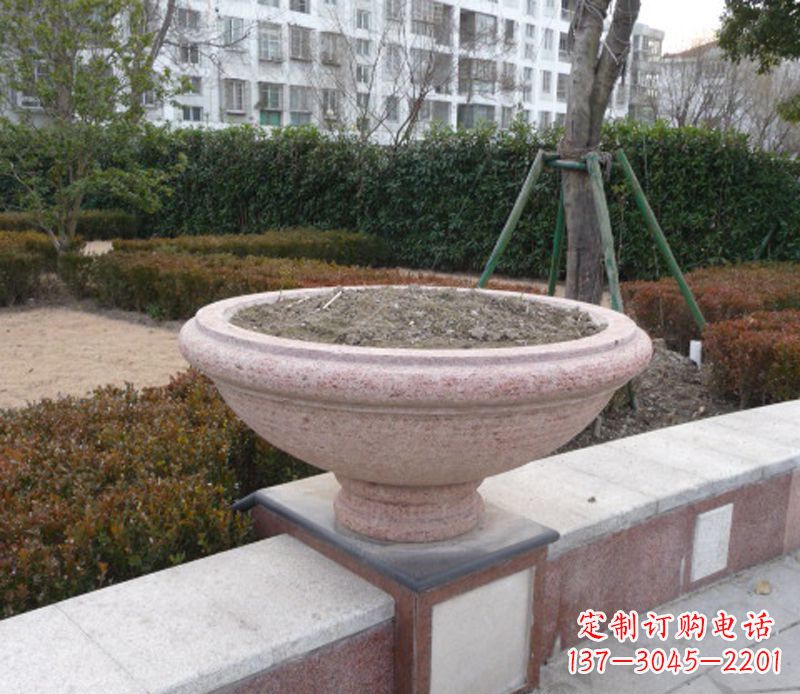合肥小区花盆石雕