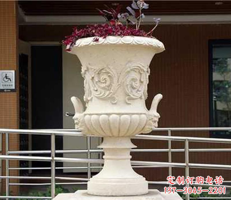 合肥小区花盆景观石雕