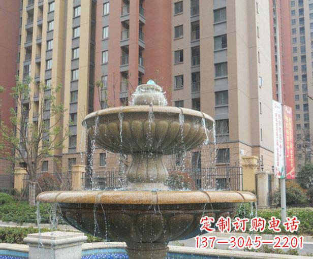 合肥小区景观大理石喷泉石雕