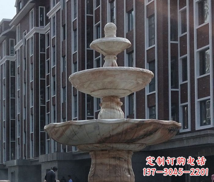 合肥小区景观大型喷泉石雕 (6)