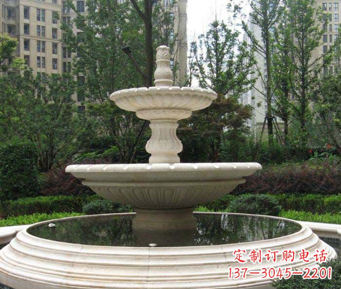 合肥小区景观欧式喷泉石雕 (2)
