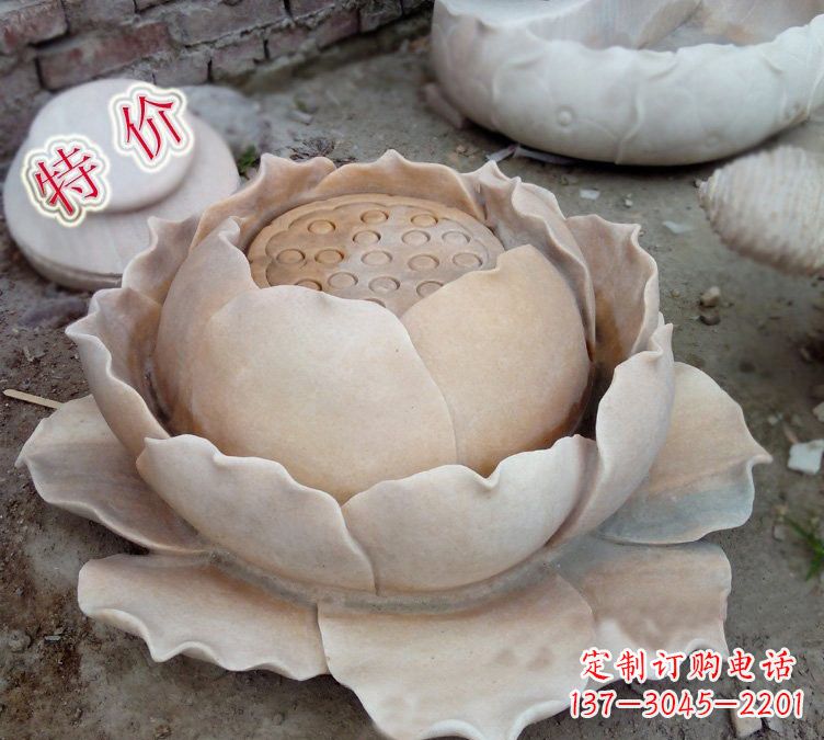 合肥小区莲花石雕
