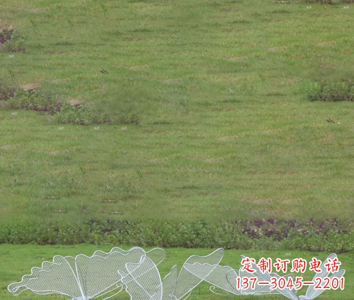 合肥小区镂空蝴蝶不锈钢摆件雕塑